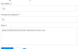 Configuring CDN based standard font-awesome icon-font library